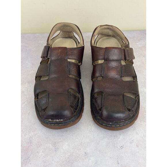 Vintage Dr. Martens Brown Fishermans Sandals EUR Sz 45 US Mens Sz 11 Read main image 13